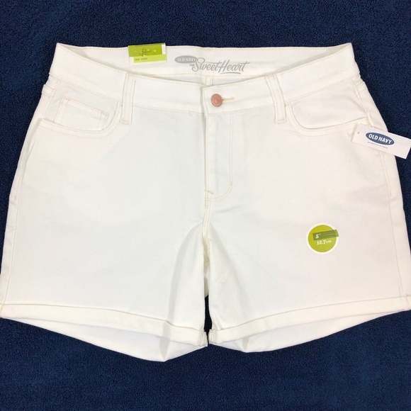 NWT Old Navy Sweetheart Fit Mid-Length Shorts - Picture 1 of 4